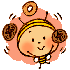 [LINEスタンプ] Hoppeちゃんとミエーレの幸せパン日和 