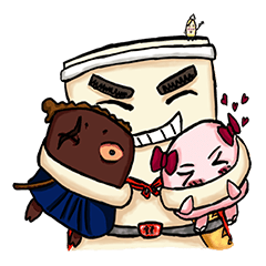 [LINEスタンプ] もちパン 