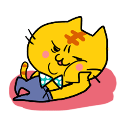 [LINEスタンプ] ふてねこ 
