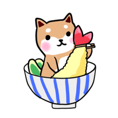 [LINEスタンプ] どんぶり豆芝 