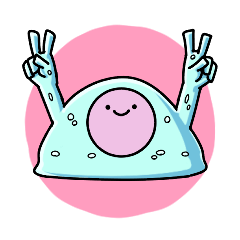 [LINEスタンプ] 変幻自在！アメーバスタンプ 