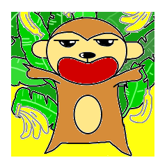 [LINEスタンプ] おサルのサルちき 