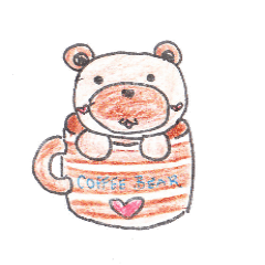 [LINEスタンプ] Coffe Bear - Cobe 