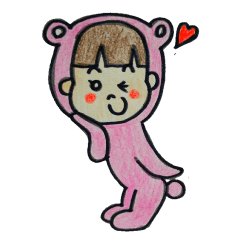 [LINEスタンプ] クマ子。 fetchpriority=high