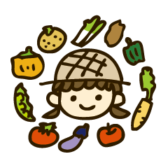 [LINEスタンプ] 農業女子 fetchpriority=high