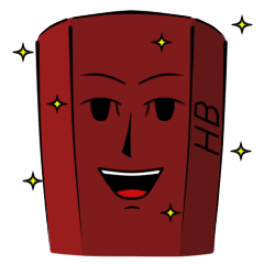 [LINEスタンプ] 顔芸鉛筆『HBくん』 