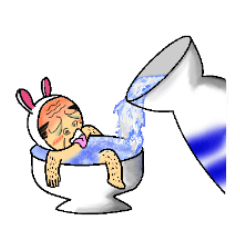 [LINEスタンプ] うさぎおじさん 