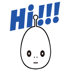 [LINEスタンプ] UFO後進国日本にやってきた宇宙人くん 