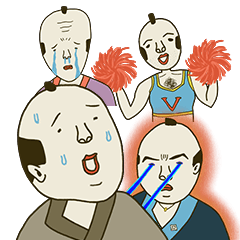 [LINEスタンプ] みんなちょんまげ fetchpriority=high