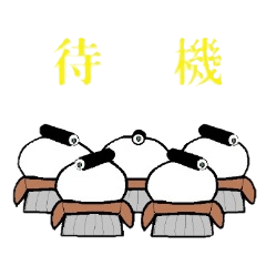 [LINEスタンプ] ちびのりIn江戸 