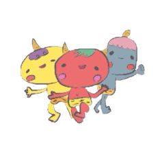 [LINEスタンプ] 子鬼と石くん fetchpriority=high