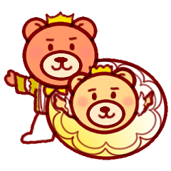 [LINEスタンプ] バレエくま 