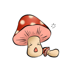 [LINEスタンプ] Mr. Mushroom and Son 