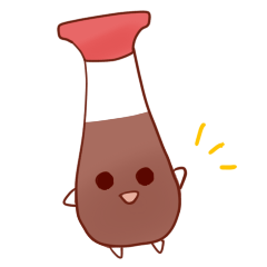 [LINEスタンプ] 醤油くんとマヨネーズさん 