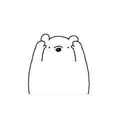 [LINEスタンプ] しろくまの太郎くん