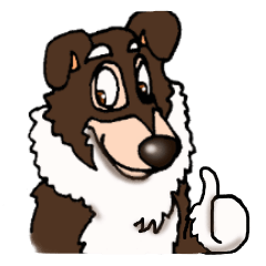[LINEスタンプ] コリーのトライくん 