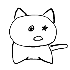 [LINEスタンプ] 元祖？ 星ネコ スタンプ 