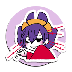 [LINEスタンプ] 花魁-ありんす娘 