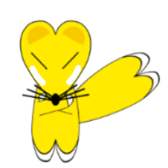 [LINEスタンプ] キツネのつもり 