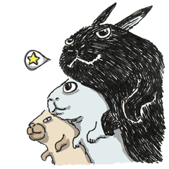 [LINEスタンプ] JiNN the BLACK 