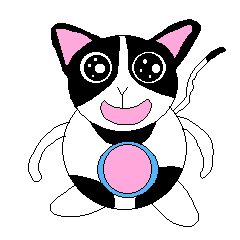[LINEスタンプ] ウシネコ丸 