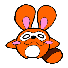 [LINEスタンプ] たぬうさ 