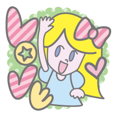 [LINEスタンプ] ちょこっとガーリー 