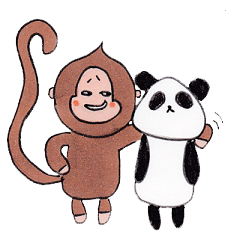 [LINEスタンプ] ティムとキャリーの生活 ”星の町” 