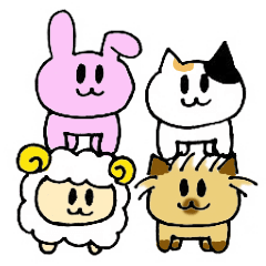 [LINEスタンプ] はじめまして！チームアニマルズ 