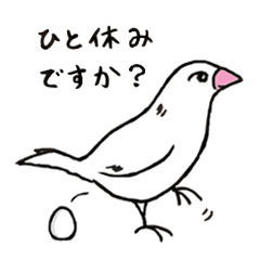 [LINEスタンプ] お待たせ鳥ブンゴとお友達スタンプ 