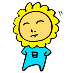 [LINEスタンプ] ひまわりお兄さん 