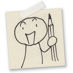 [LINEスタンプ] ペタペタ貼ってね！ 伝言メモちゃん。 