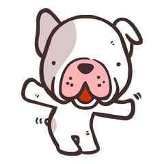 [LINEスタンプ] Bulldy 