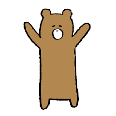 [LINEスタンプ] どうながくま 