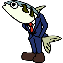 [LINEスタンプ] イワシの岩島くん 
