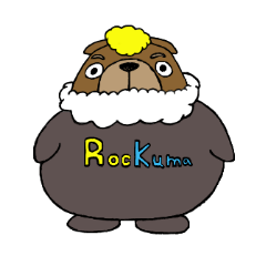 [LINEスタンプ] ロックマくん~ロック熊の日常~ 