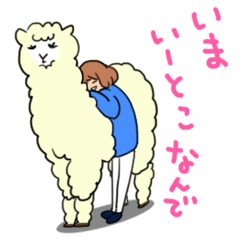 [LINEスタンプ] どうぶつなかのじょ 