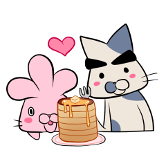 [LINEスタンプ] ミツミミとブチネコ2 