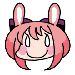 [LINEスタンプ] うさぎ娘 