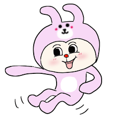 [LINEスタンプ] ウサギマン 