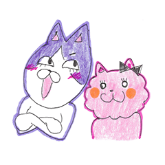 [LINEスタンプ] オスマシ・おしゃまな猫さん 