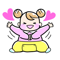 [LINEスタンプ] おだんご赤ちゃん 