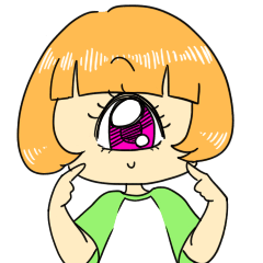 [LINEスタンプ] 単眼ちゃん 
