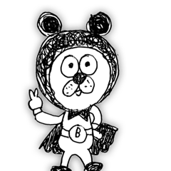 [LINEスタンプ] くま忍 
