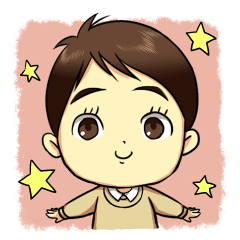 [LINEスタンプ] 指吸い坊や