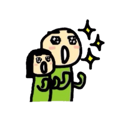[LINEスタンプ] 緑おぢさん 