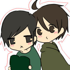 [LINEスタンプ] 山田と田中 fetchpriority=high