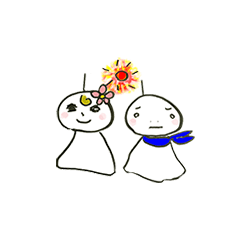 [LINEスタンプ] てるてるぼーずノてるおトてるみ 