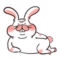 [LINEスタンプ] ブヒうさ☆ 