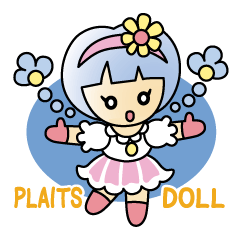 [LINEスタンプ] おさげドール 